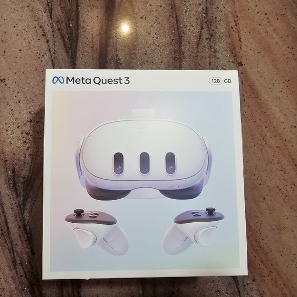 Meta Quest 3 128GB — Breakthrough Mixed Reality Headset — Powerful Performance - Picture 4 of 5